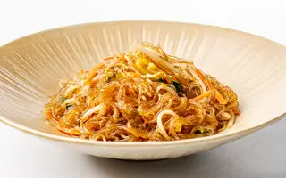 Tallarines Di Soia Con Verduras