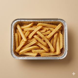 Piatto patatine fritte