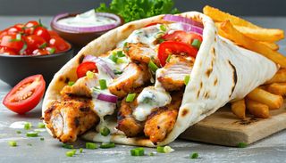 Megalo pita gyros pui