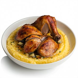 Cocosel la jar cu saramura si mamaliga