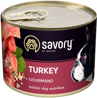Savory Dog Gourmand індичка 200г