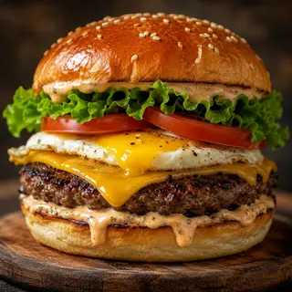 Egg burger