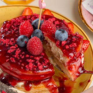 Pancake Casero de Frutos Rojos