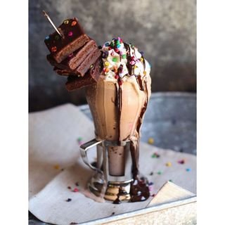 Crazy Brownie With Ice Cream