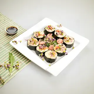 Sushi cu quinoa și legume, raw, fără gluten