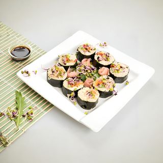 Sushi cu quinoa și legume, raw, fără gluten