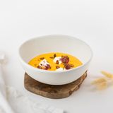 Supa crema de linte cu tofu și lapte de cocos