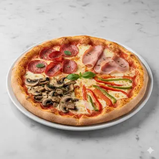 Pizza 4 Estaciones 28 Cm.