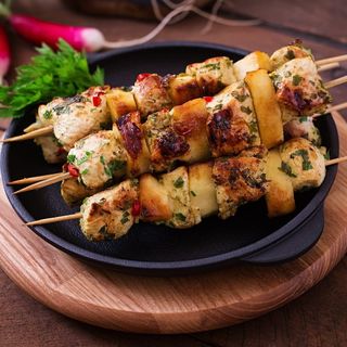 4 Brochettes Grillées Mixtes (4 Pièces)