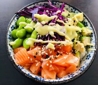 P1 Salmon poke