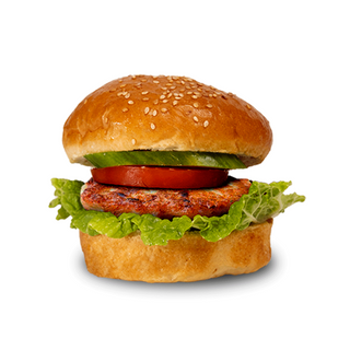 Гамбургер с куриной котлетой