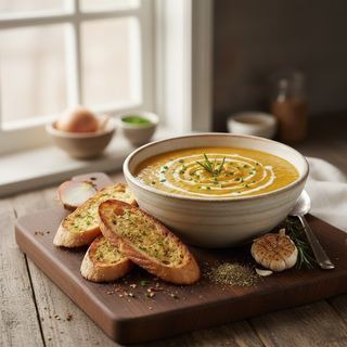 Creamy butternut squash