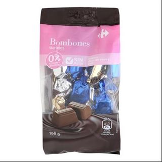 Bombones Chocolate Negro, Avellana y Trufa Carrefour 198 Gr.