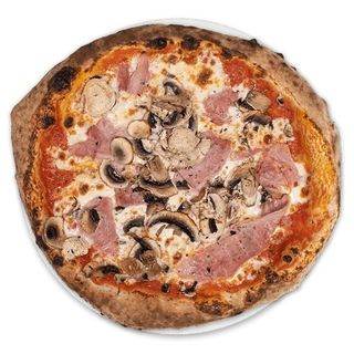 Jamón y champiñones