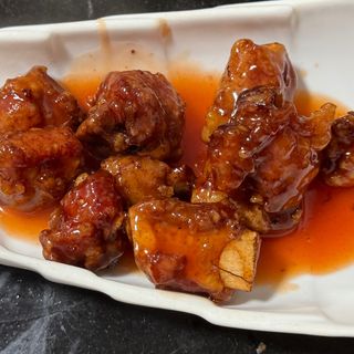 Costillas Asadas Con Salsa Agridulce