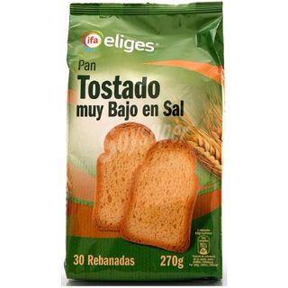 Pan Tostado Bajo De Sal 270g.
