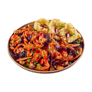 СВИНСКО С БАМБУК И ГЪБИ