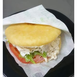 Arepa De Pollo pasta.