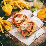 Kebab normal Pollo Con Queso