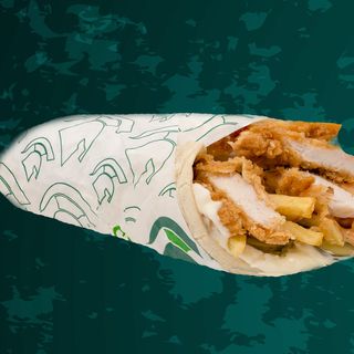 Cheddar gyros crispy