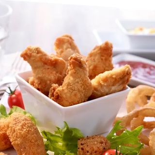 Alitas de pollo crujientes