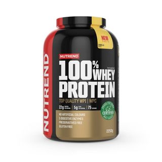 Nutrend 100% whey protein novi 2250 gr vanilla