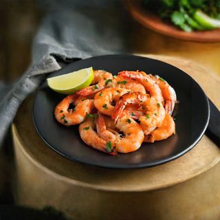 Креветки жареные