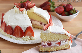 Trancio panna e fragoline