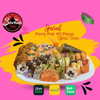 Combi MixSushi-PartyPak- Oferta Vinho