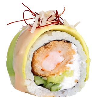 Cмажена креветка з авокадо та сиром Пармезаном(260г/8шт)