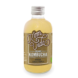 Kombucha manzana, vainilla y canela