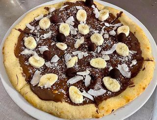 Pizza Nutella Banane