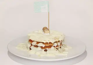 Special big pancake Happy Hippo