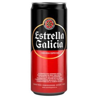 Estrella Lata cerveza