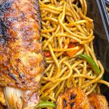 Stir Fried vegetables Spaghetti 