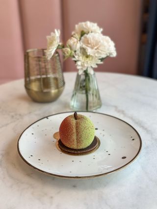 Monoporcja karmelowe jabłko z wanilią 