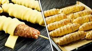 Курячий кебаб в тісті на шпажці(300г)