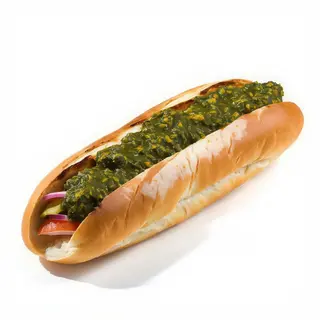 Bocadillo Criollo Con Salsa Chumichurri