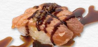 86 Nigiri foie gras sake - 2 pezzi