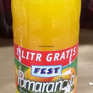 Fest pomarańcza,napój pomarańczowy 3 L