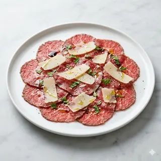 Tapa De Carpaccio De Solomillo De Ternera