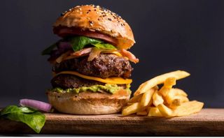 Burger doble de pollo