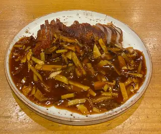 (61)Pato Bambú Y Seta China
