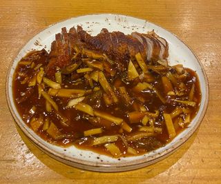 (61)Pato Bambú Y Seta China