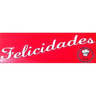 Pegatina Felicidades