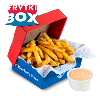 Frytki Box z sosem 1000 wysp NOWOŚĆ