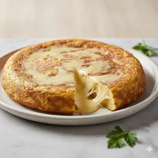 Tortilla Con Queso De Tetilla (20 Cm.)