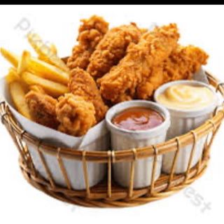 Box finger de pollo con patata fritas