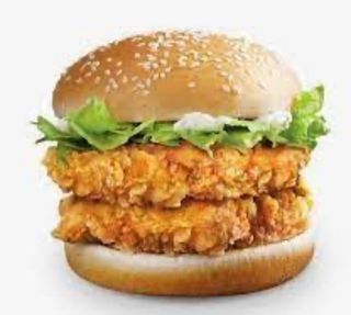 Double Chicken Burger
