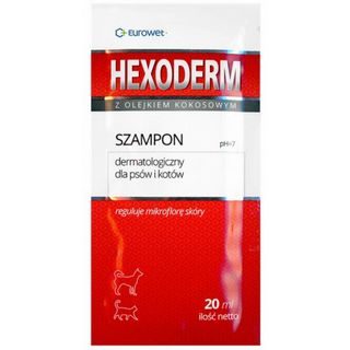 Eurowet Hexoderm 20ml Szampon Dermatologiczny